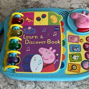 VTech Peppa Pig Learn & Discover Book for ages 2 years and older